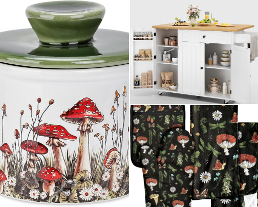Kitchen Cuties and must haves cover photo collage