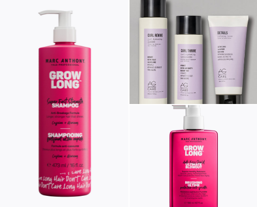 hair care cover photo collage