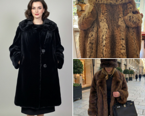 Vintage Fur Coats cover photo collage