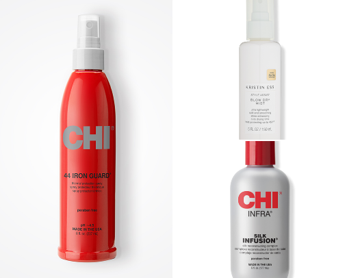 Items I use to straighten my SUPER curly hair cover photo collage