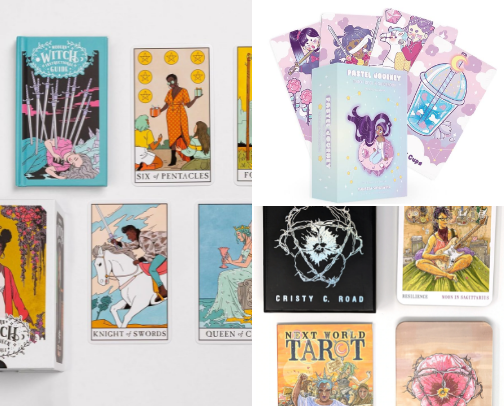 Tarot Decks for the Whimsical 💅🏾 cover photo collage