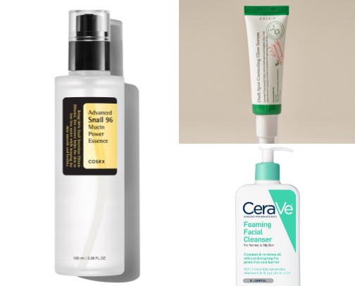 Skincare essentials cover photo collage