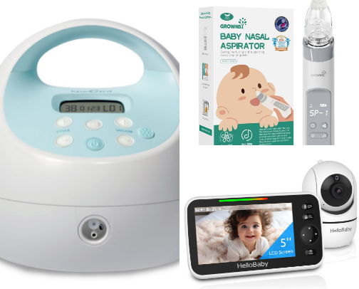 Top 50 Newborn Must Haves cover photo collage