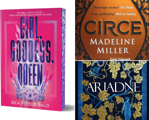 Fictional ancient historical retellings: A guide for classicists and non-classicists alike! cover photo collage