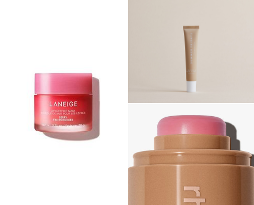 Favourite beauty products cover photo collage