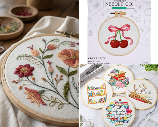 Embroidery | Beginner Edition cover photo collage