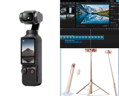 Content Creation cover photo collage