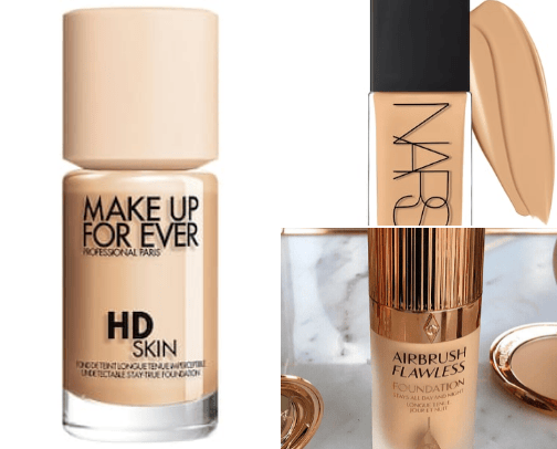 The best powder and correctors for mekup cover photo collage