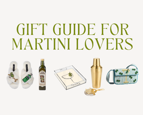Gift Guide for Martini Lovers cover photo collage