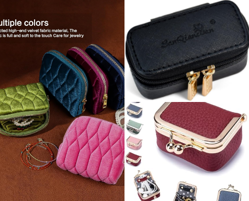 A purse 👛 for your jewelry 💍 cover photo collage