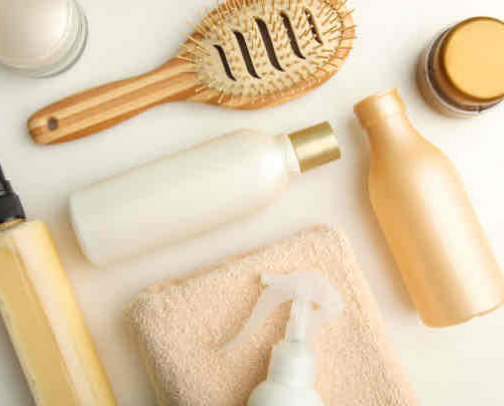 Hair Care Safe for Sensitive and Acne-Prone Skin cover photo collage