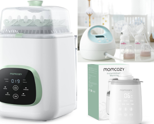 Must haves for moms! 🍼✨ cover photo collage