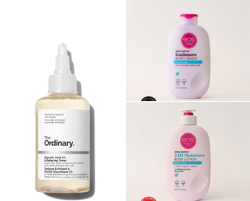 my GO to self care/hygiene products 🫧🫧 cover photo collage