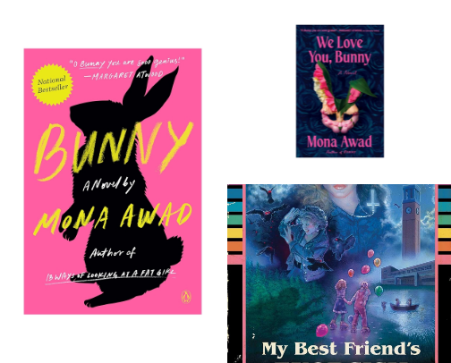 bubblegum horror book recommendations cover photo collage