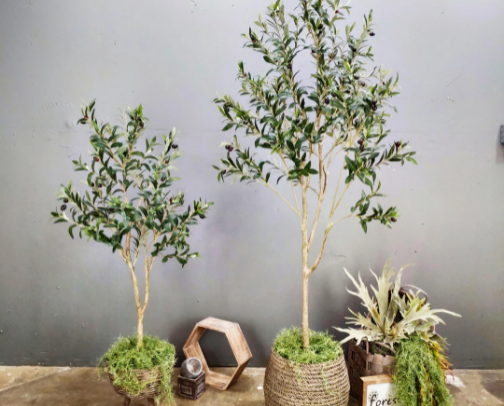 Decorating with Faux Plants🍀 cover photo collage
