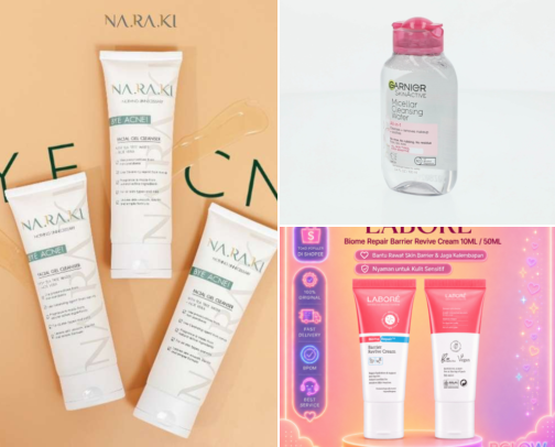 Skincare For Acne Prone With Combination Skin cover photo collage