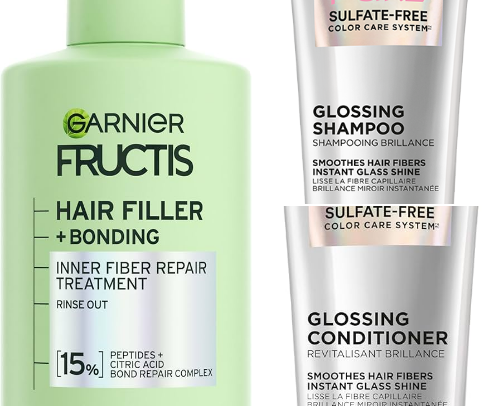 Healthy hair cover photo collage