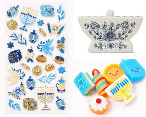 Celebrate Hanukkah this year with holiday must-haves, gift ideas, fun finds, decorations, and more! cover photo collage