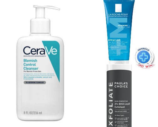Best Acne-prone skin products cover photo collage