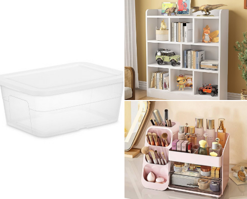 storage/ room essentials cover photo collage