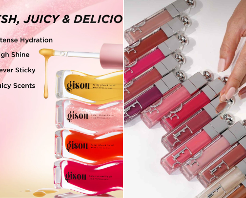 💋all you need for glossy lips✨ cover photo collage