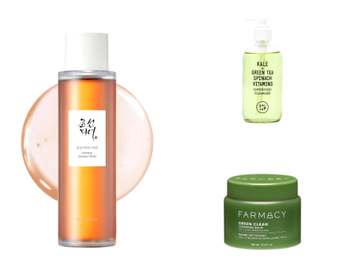 My Go-To Skincare Products for Clear, Youthful & Hydrated Skin cover photo collage