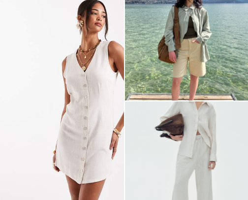The Linen Looks I’m Living In This Summer cover photo collage