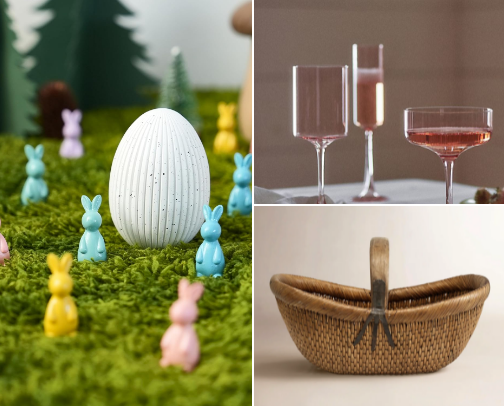 Easter tablescape ideas cover photo collage