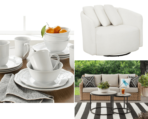 Pottery barn dupes cover photo collage