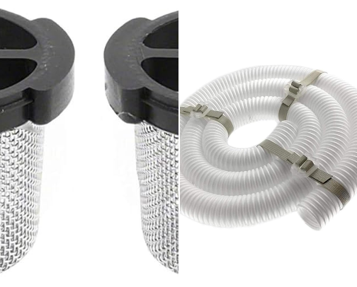 Pool supplies cover photo collage