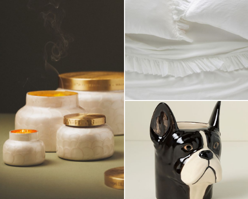 Cozy home items cover photo collage