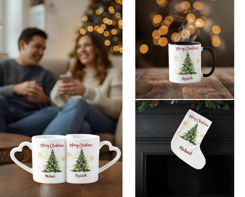 ✨ Personalized Merry Christmas Collection ✨ cover photo collage