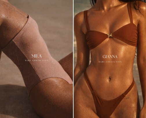 Luxury Sustainable Swimwear (small business) cover photo collage