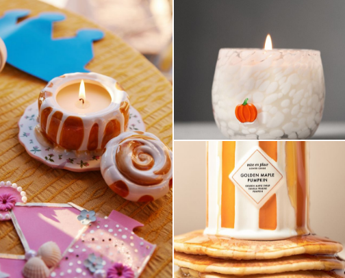 Cozy fall candles to make your home smell like autumn 🍁 cover photo collage