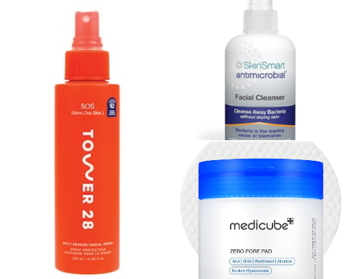 skincare cover photo collage
