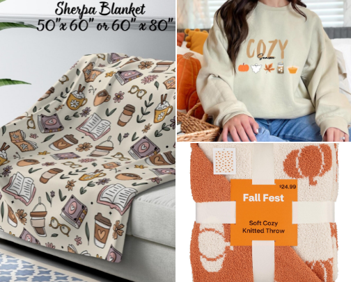 Cozy Girl Fall Essentials cover photo collage