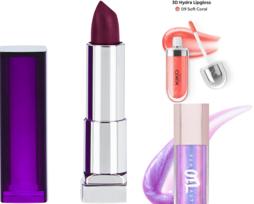 Different shade for your lips - may your smile never fade. cover photo collage