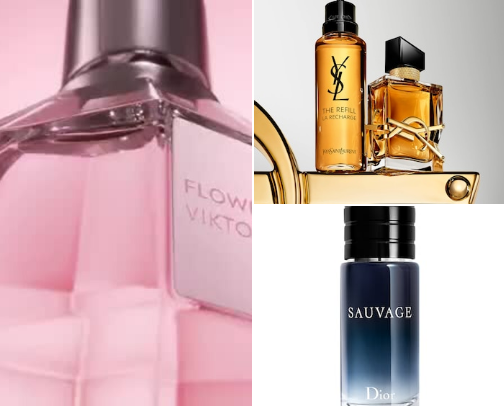 My favorite place for the best smelling sense for men and women cover photo collage
