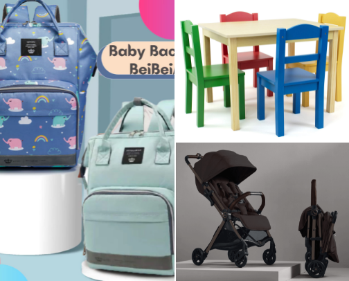 Baby and Kids Accessories cover photo collage