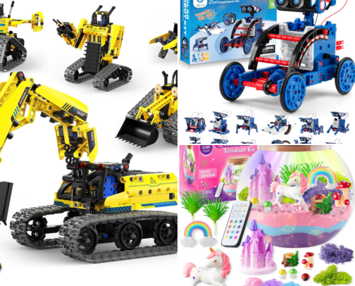 Recommended toys for children cover photo collage