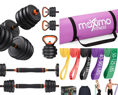 My Get Active Toolkit: Essentials for Home, the Gym, and the Road cover photo collage