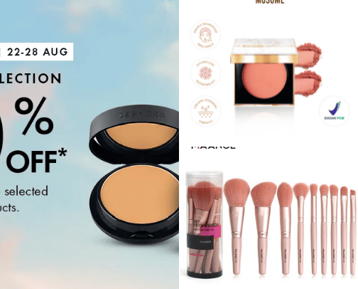 MAKE UP cover photo collage