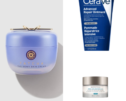 Must-have skincare cover photo collage