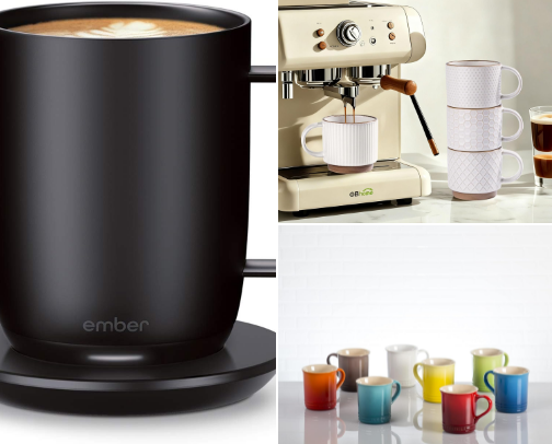 Warm & Cozy Mugs cover photo collage