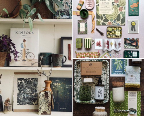 Beautifully curated shops in the UK cover photo collage