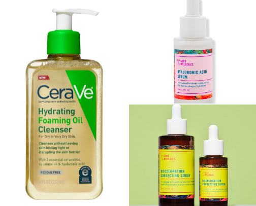 my skincare favorites cover photo collage