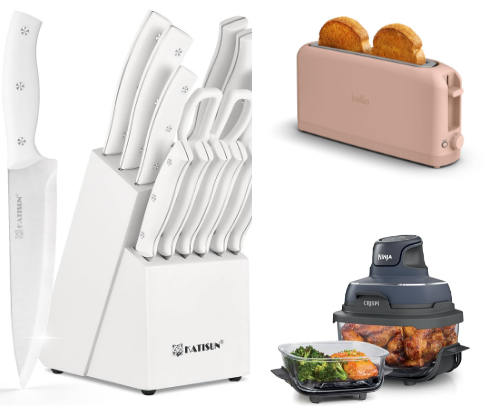Kitchen appliance and accessories finds cover photo collage