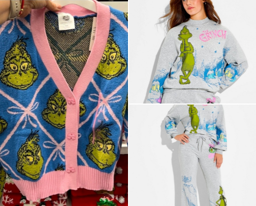 GRINCHY Christmas Favorites 💚 | Pajamas, Sweatshirts & Cute Gifts cover photo collage