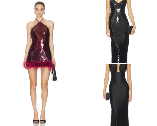 New Year’s Eve outfits cover photo collage