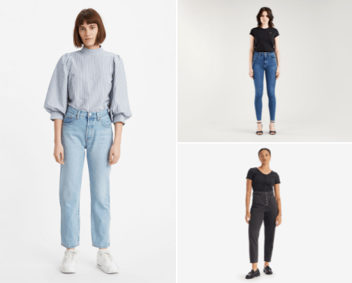 Levi's cover photo collage